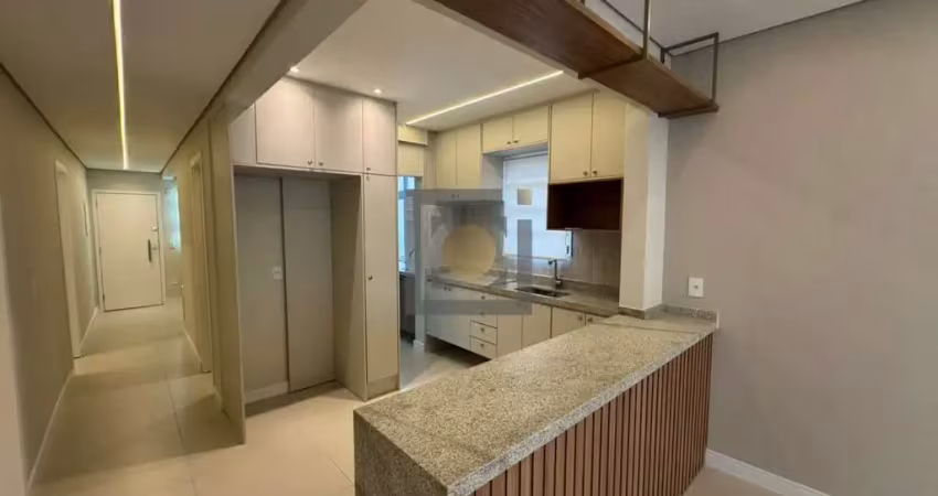 Apartamento de luxo no coração de santos-sp: 2 quartos, 2 suítes, 2 salas, 3 banheiros e vaga de garagem - 93m² no boqueirão!
