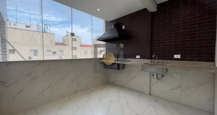 Apartamento à venda em santos-sp, 3 quartos, 2 suítes, 3 salas, 4 banheiros, 1 vaga, 122m² no gonzaga.