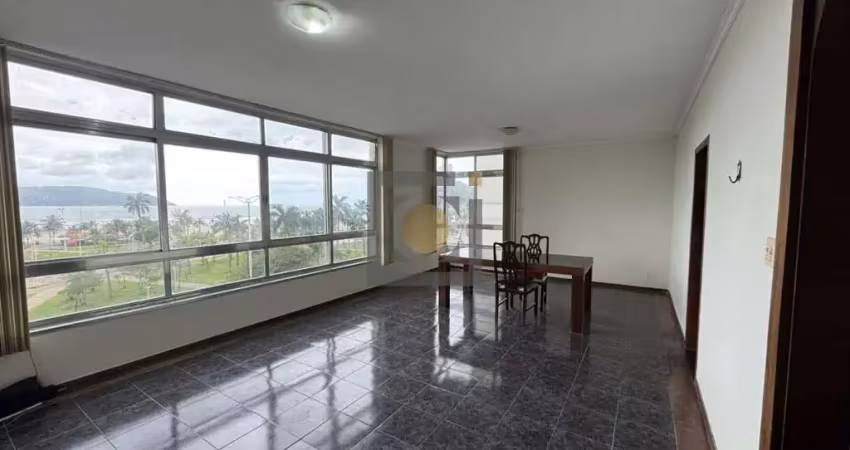 Apartamento à venda em são vicente-sp, bairro itararé, 4 quartos, 2 suítes, 1 sala, 4 banheiros, 1 vaga, 170m².