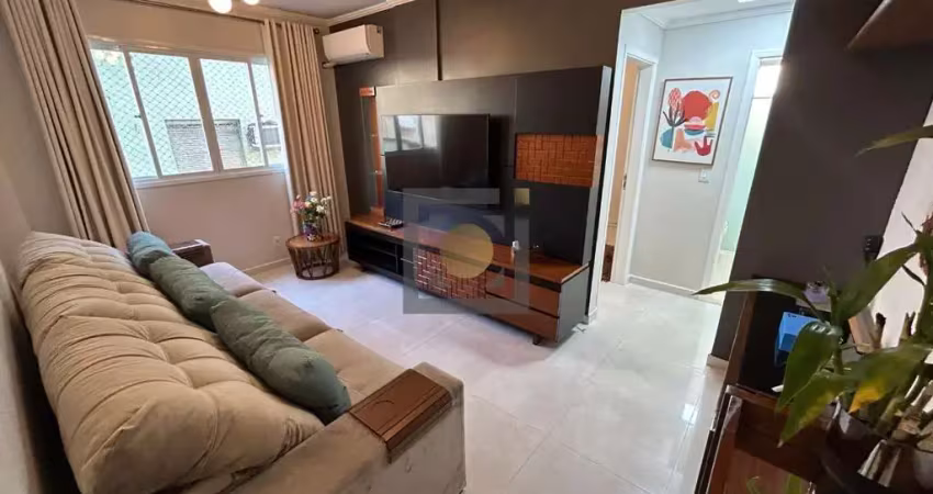 Apartamento à venda em santos-sp, bairro marapé: 1 quarto, 1 sala, 2 banheiros, 55,00 m² de área.