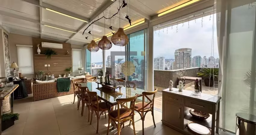 Cobertura triplex no embaré, 4 quartos, 3 vagas de garagem !