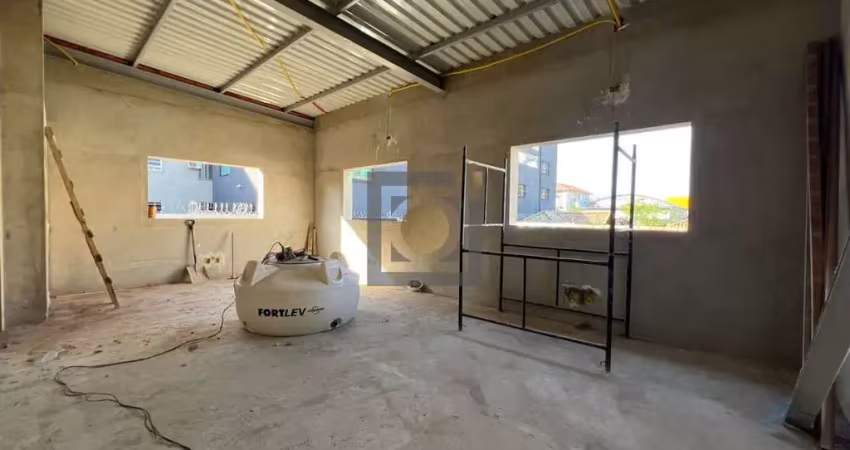 Galpão comercial à venda em santos-sp, vila mathias: 2 salas, 2 banheiros, 2 vagas de garagem, 550m² de área.
