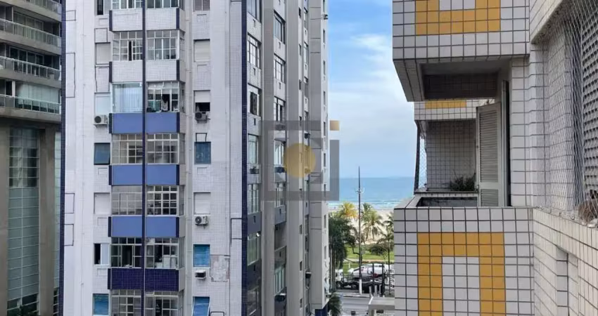 Apartamento à venda em santos-sp, josé menino: 2 quartos, 2 salas, 2 banheiros, 1 vaga, 90m² de área. venha conferir!