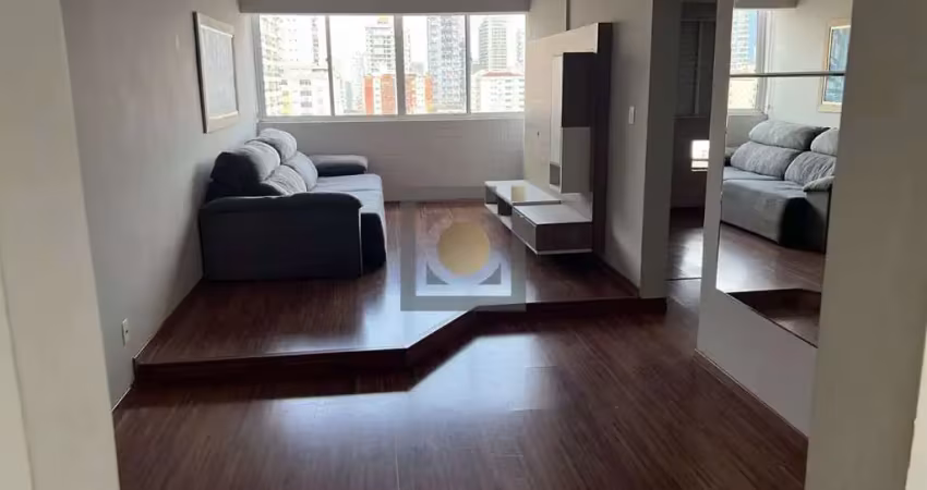 Apartamento à venda em santos-sp, bairro campo grande, 2 quartos, 1 sala, 2 banheiros, 1 vaga, 96m² de área.