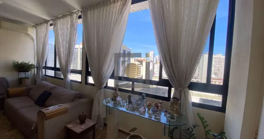 Apartamento de 3 quartos no gonzaga, santos-sp: 142m², 2 salas, 2 banheiros e vaga de garagem! venha conferir!