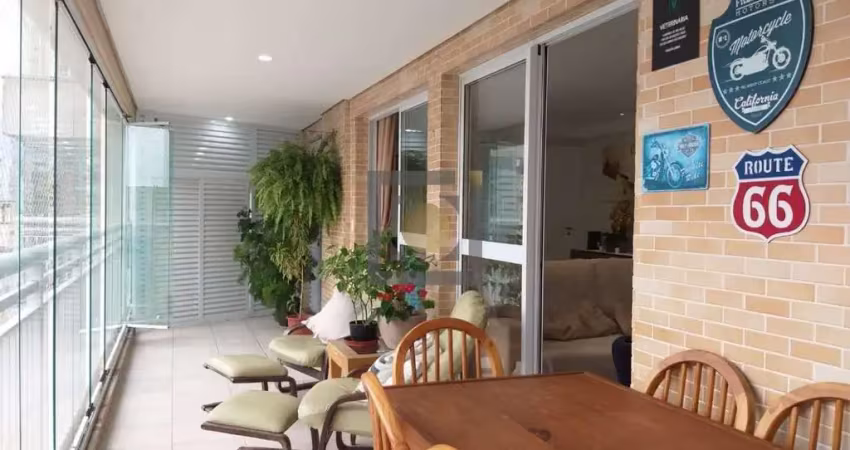 Apartamento de luxo à venda no gonzaga, santos-sp: 3 quartos, 3 suítes, 4 banheiros, 2 vagas de garagem e 130m²!
