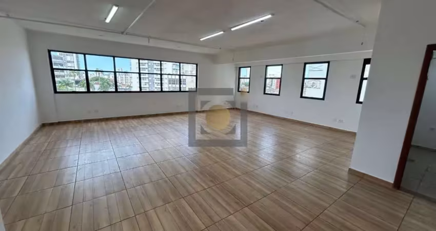 Sala comercial à venda em santos-sp, bairro marapé! 3 salas, 2 banheiros, 1 vaga de garagem, 159m² de área.