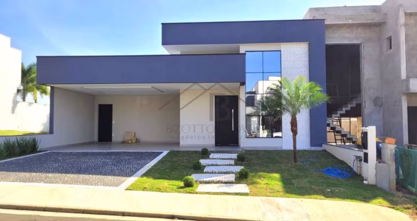 Imperdível oportunidade: Casa em condomínio à venda em Indaiatuba-SP, Residencial Milano, 3 suítes, 2 salas, 4 banheiros, 4 vagas, 186m².