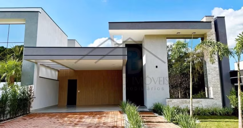 Casa de luxo em condomínio à venda em Indaiatuba-SP no Residencial London Park: 3 quartos, 3 suítes, 2 salas, 4 banheiros, 4 vagas, 192m².