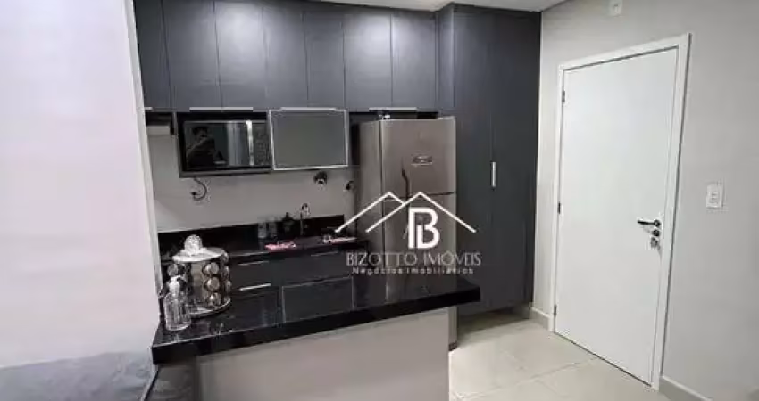 Apartamento com 2 dormitórios todo planejado  à venda, 51 m² por r$ 395.000 - jardim casablanca - indaiatuba/sp