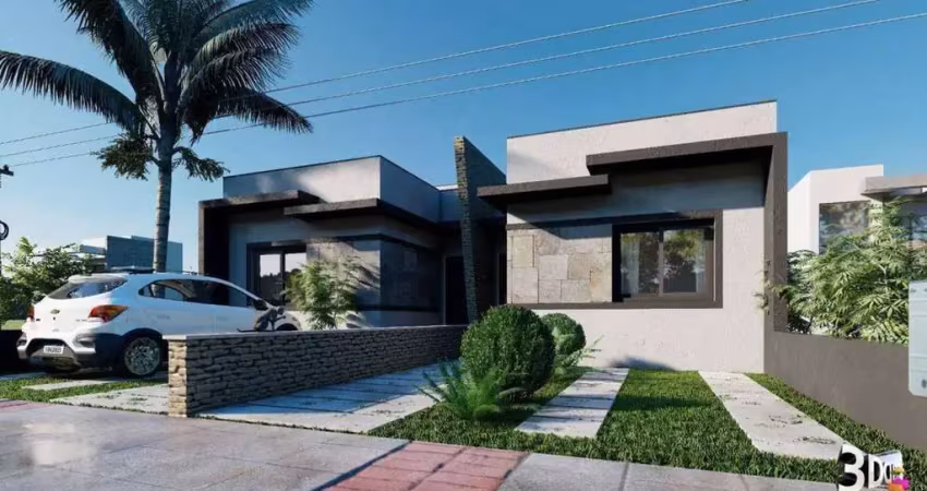 Casa com 2 dormitórios à venda, 53 m² - são vicente - gravataí/rs