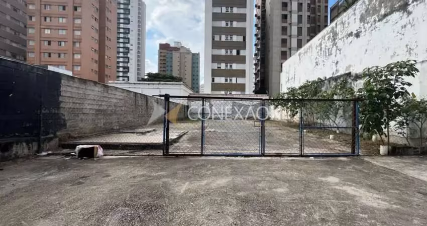 Terreno comercial para alugar na Rua General Osório, 1865, Cambuí, Campinas