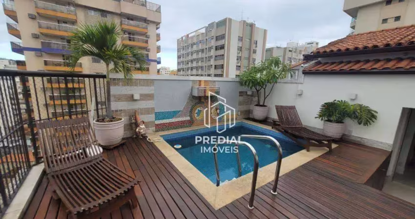 Cobertura à venda, 320 m² por r$ 2.950.000,00 - icaraí - niterói/rj