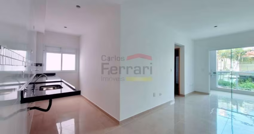 Apartamento 45,34 m² 2 dormitórios 1 com varanda e varanda gourmet no Jardim São Paulo sem vaga
