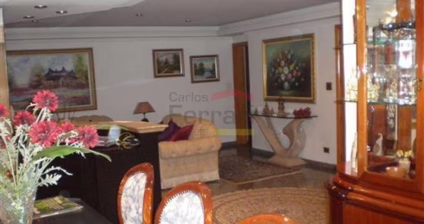 AMPLO APARTAMENTO DE ALTO PADRÃO  NA VILA MARIA ALTA, COM 3 SUÍTES, 4 VAGAS DE GARAGEM + LAZER