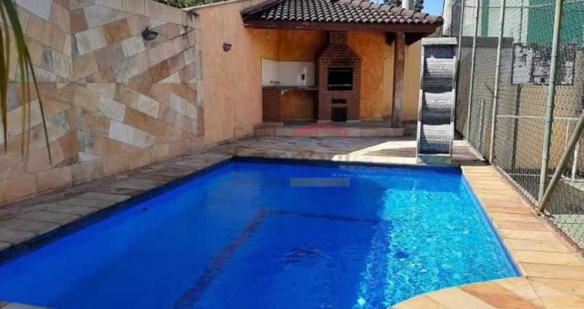 SOBRADO NO JARDIM VIRGINIA BIANCA, 3 SUITES, PISCINA, QUADRA, 8 VAGAS
