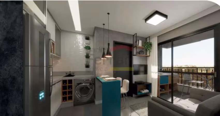 Apartamento novo na água fria, varanda grill, 1 dormitório, 25,96 metros úteis, amplo lazer