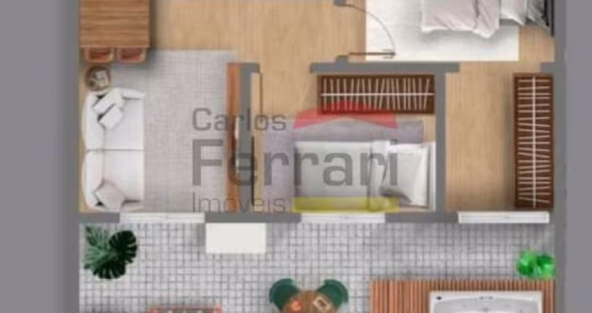 Apartamento Garden 53m² Perdizes 2 dormitórios sem vaga Salão de Festa Coworking FirePlace Playgroud