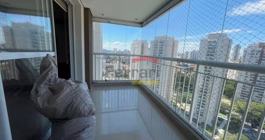 Apto; com 3 dormitórios 1 suite  1 escritorio, 2 vagas, lazer completo, semi mobiliado,