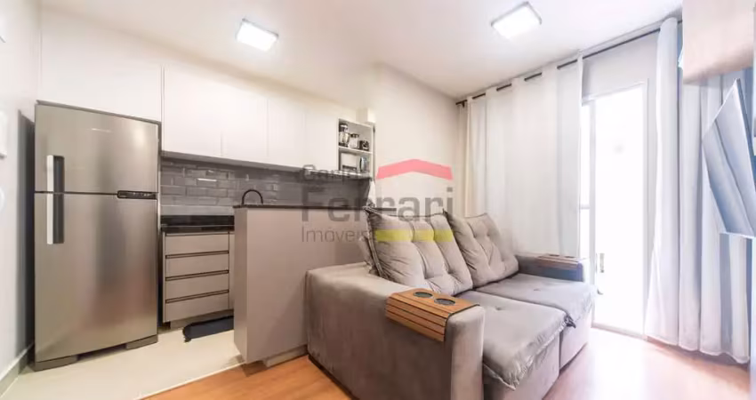 Apartamento à venda no canindé - 2 quartos, sacada, com móveis planejados
