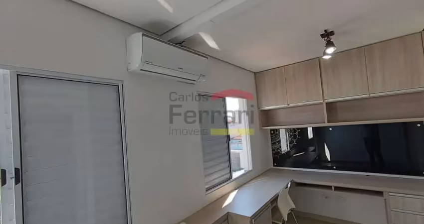 Sobrado em condomínio à venda 2 suítes, 2 vagas, semi mobilado, ar condicionado, vila isolina mazzei