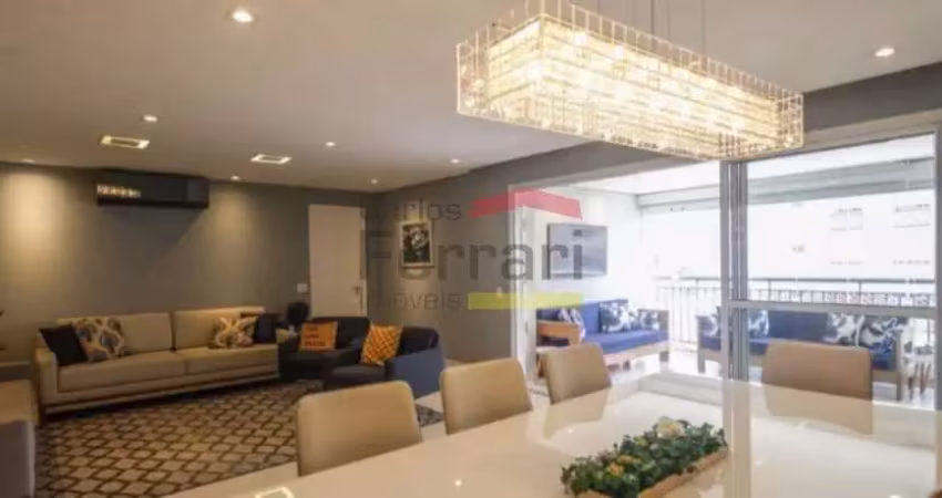 Apartamento 162m²  com 3 dormitórios varanda gourmet , 3 suites 3 vagas - santana