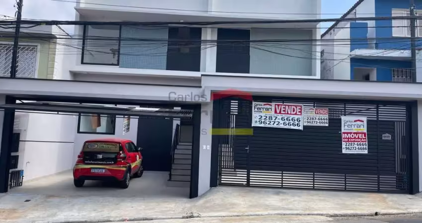 Sobrado novo à venda no parque peruche, em localização privilegiada, a apenas 100 metros da avenida