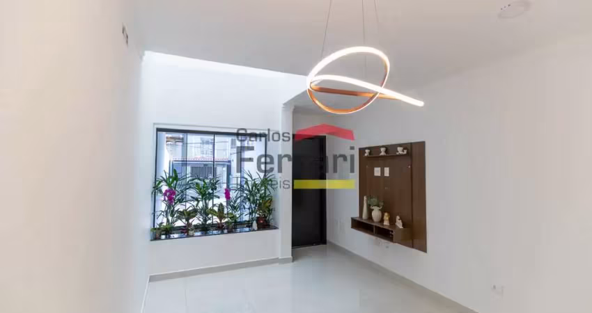 Sobrado novo de alto padrão, com 3 suítes, espaço gourmet e 2 vagas
