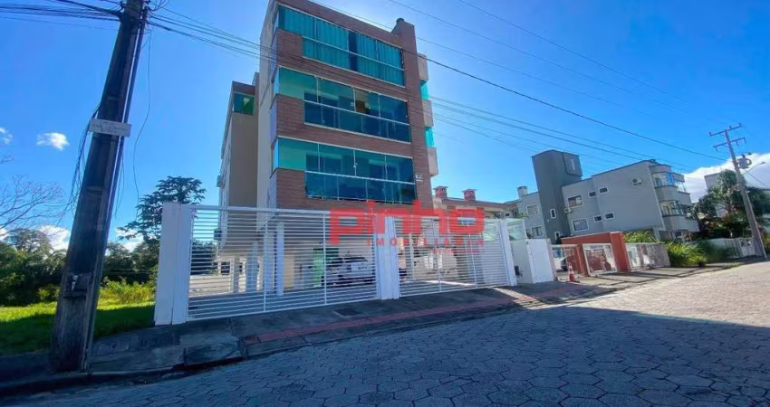 Apartamento com 2 dormitórios para alugar, 64 m² por R$ 2.652,37/mês - Praia de Fora - Palhoça/SC