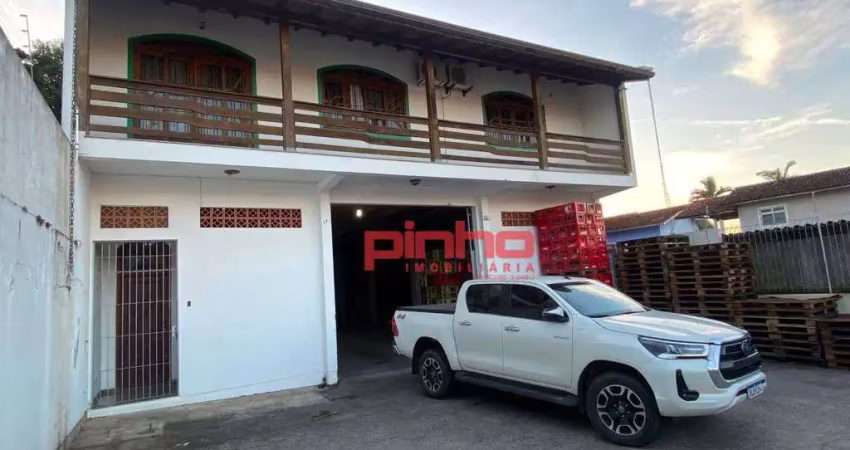 Galpão para alugar, 200 m² por r$ 6.045,00/mês - picadas do sul - são josé/sc