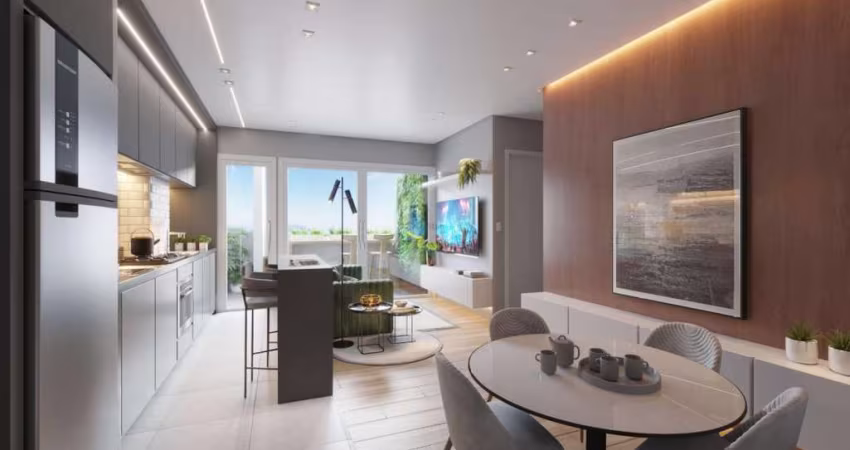 Apartamentos de 2 dormitórios com sacada