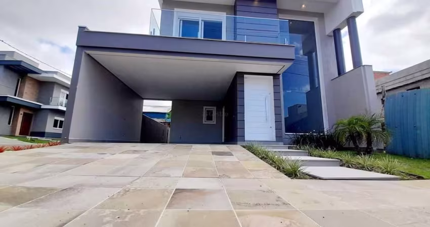 Sobrado em construção, no Condomínio Las Brisas, localizado no Bairro Igara em Canoas.