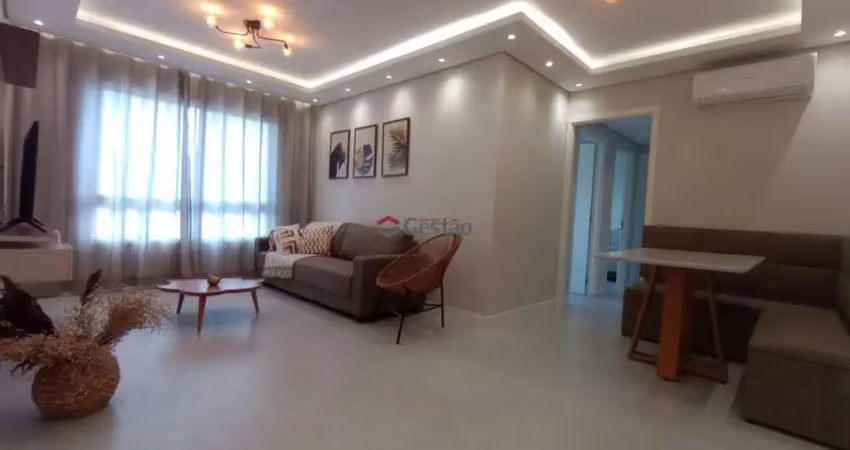 Apartamento todo mobiliado no condomínio life park com 3 quartos e 2 vagas