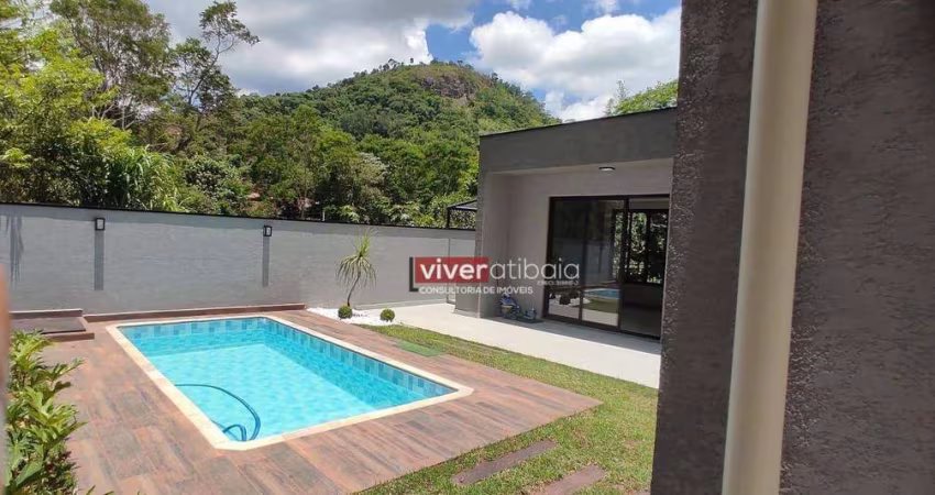 Casa com 4 dormitórios, 185 m² - venda por R$ 1.350.000,00 ou aluguel por R$ 6.000,00/mês - Parque Residencial Itaguaçu - Atibaia/SP