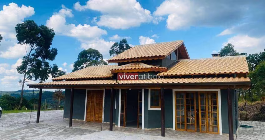 LINDA CHÁCARA EM ATIBAIA! OK PARA FINANCIAMENTO BANCARIO! MUITO VERDE E UMA VISTA INCRÍVEL!!