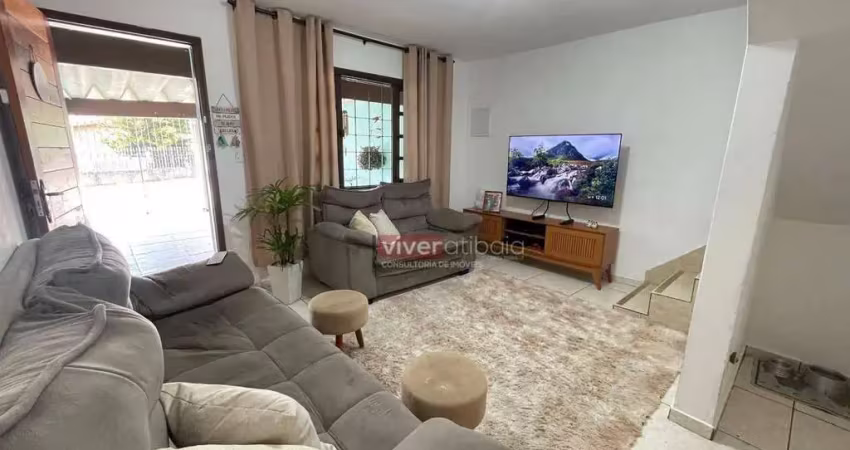 Casa com 3 dormitórios à venda, 80 m² por r$ 480.000 - centro - atibaia/sp