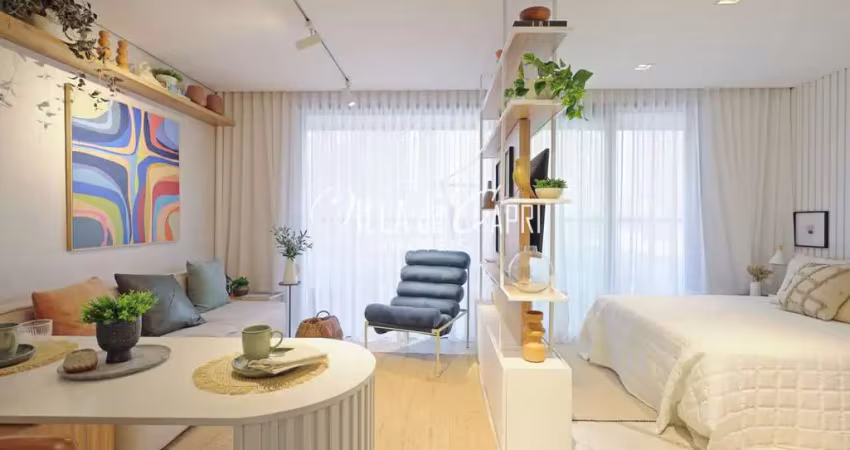 Studio à venda próximo ao jardim botânico no bairro cristo rei em curitiba - pr