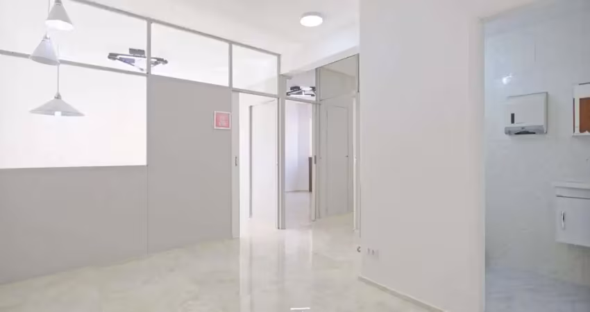 Grupo de sala comercial reformada para locação, centro, são josé dos pinhais- pr