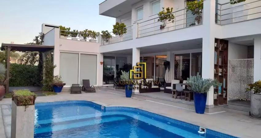 Casa com 4 dormitórios à venda, 550 m² por r$ 9.995.000,00 - jurerê internacional - florianópolis/sc