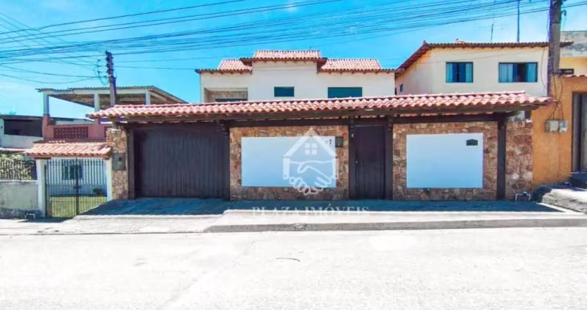 Casa com 4 dormitórios sendo 2 suítes com hidromassagem à venda, 300 m² por r$ 720.000 - baixo grande - são pedro da aldeia/rj