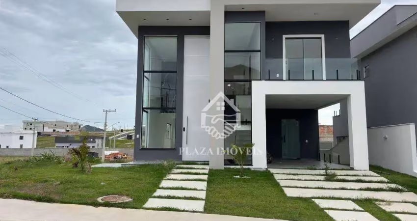 Casa com 5 dormitórios, 240 m² - venda por r$ 1.600.000 ou aluguel por r$ 8.800/mês - cond. viverde 1 - nova são pedro - são pedro da aldeia/rj