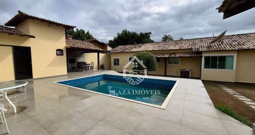 Casa com 3 dormitórios para alugar, 200 m² por r$ 5.126/mês - cond. portal das flores - balneário são pedro - são pedro da aldeia/rj