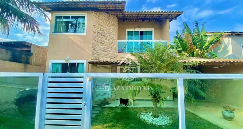 Casa com 4 dormitórios à venda, 208 m² por r$ 650.000 - cond. solar dos cantarinos 1 - recanto do sol - são pedro da aldeia/rj