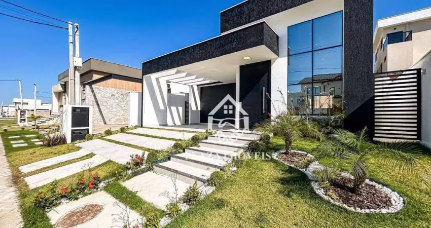 Casa com 3 dormitórios, 126 m² - venda por r$ 890.000,00 ou aluguel por r$ 5.985,00/mês - nova são pedro - são pedro da aldeia/rj