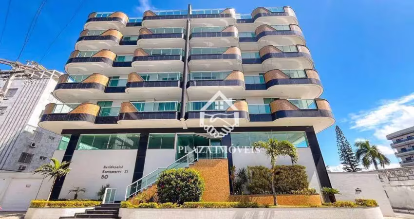 Cobertura com 4 dormitórios à venda, 180 m² por r$ 1.800.000,00 - vila nova - cabo frio/rj