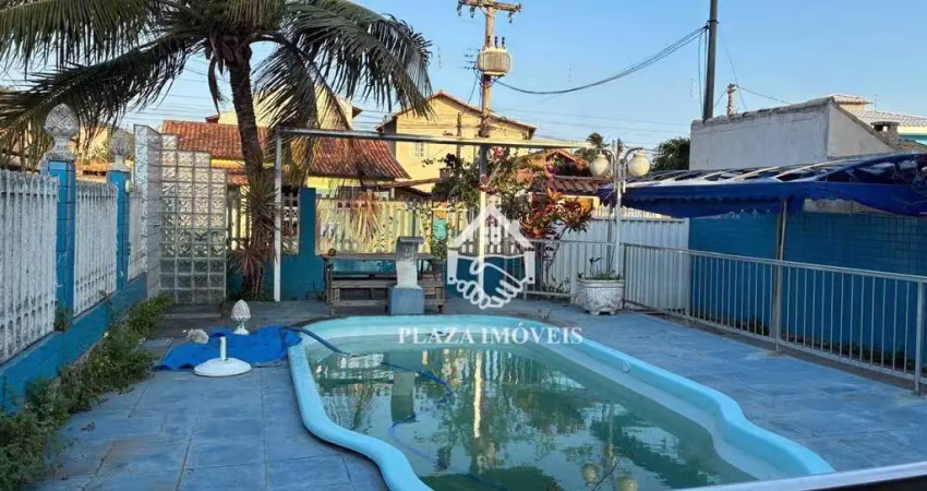 Casa com 5 dormitórios à venda, 314 m² por r$ 410.000 - cond. cisne branco - fluminense - são pedro da aldeia/rj