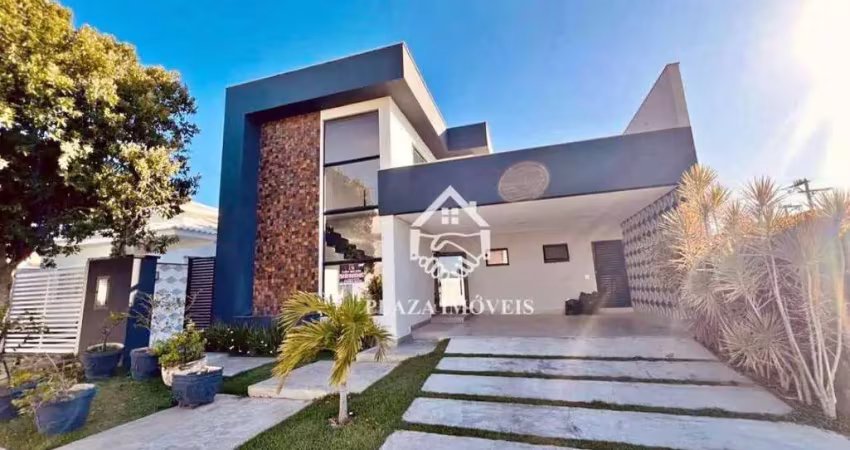 Casa com 3 dormitórios, 180 m² - venda por r$ 1.800.000 ou aluguel por r$ 7.700/mês - cond. blue garden - nova são pedro - são pedro da aldeia/rj