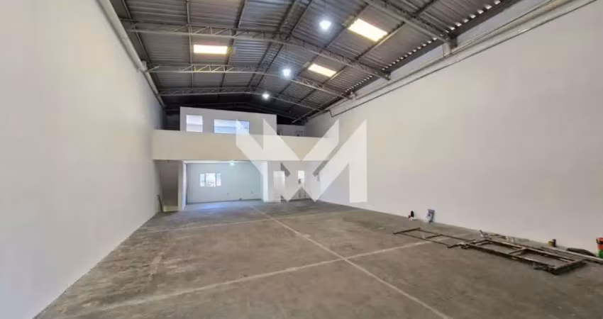 Galpão de 280m² com mezanino e subsolo para locação - cidade jardim cumbica - guarulhos/sp