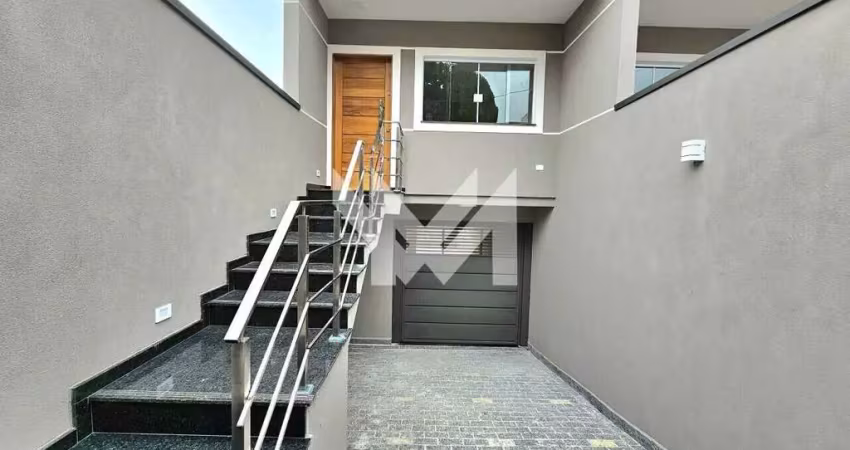 Sobrado novo com 3 quartos sendo 1 suíte e 4 vagas de garagem para venda na vila medeiros