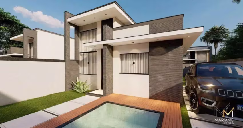 Vendo maravilhosa casa com 3 dormitórios e piscina na extensão do bosque em rio das ostras